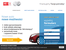 Tablet Screenshot of getinautokredyt.pl